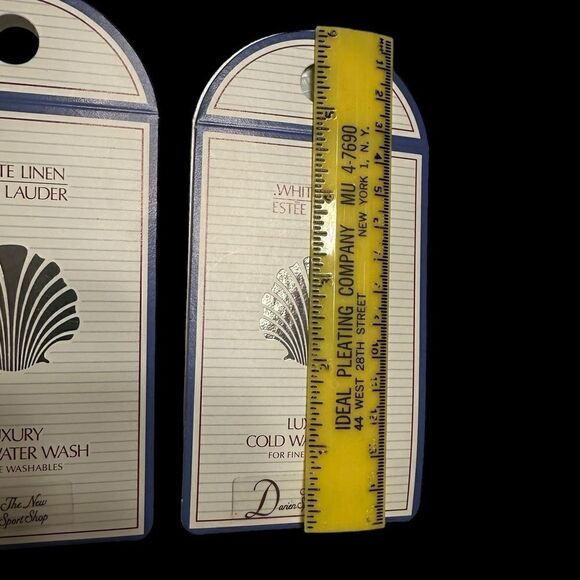 Vintage Estée Lauder White Linen Fragrance Luxury Cold Water Wash (2 Sachets) - Picture 6 of 7